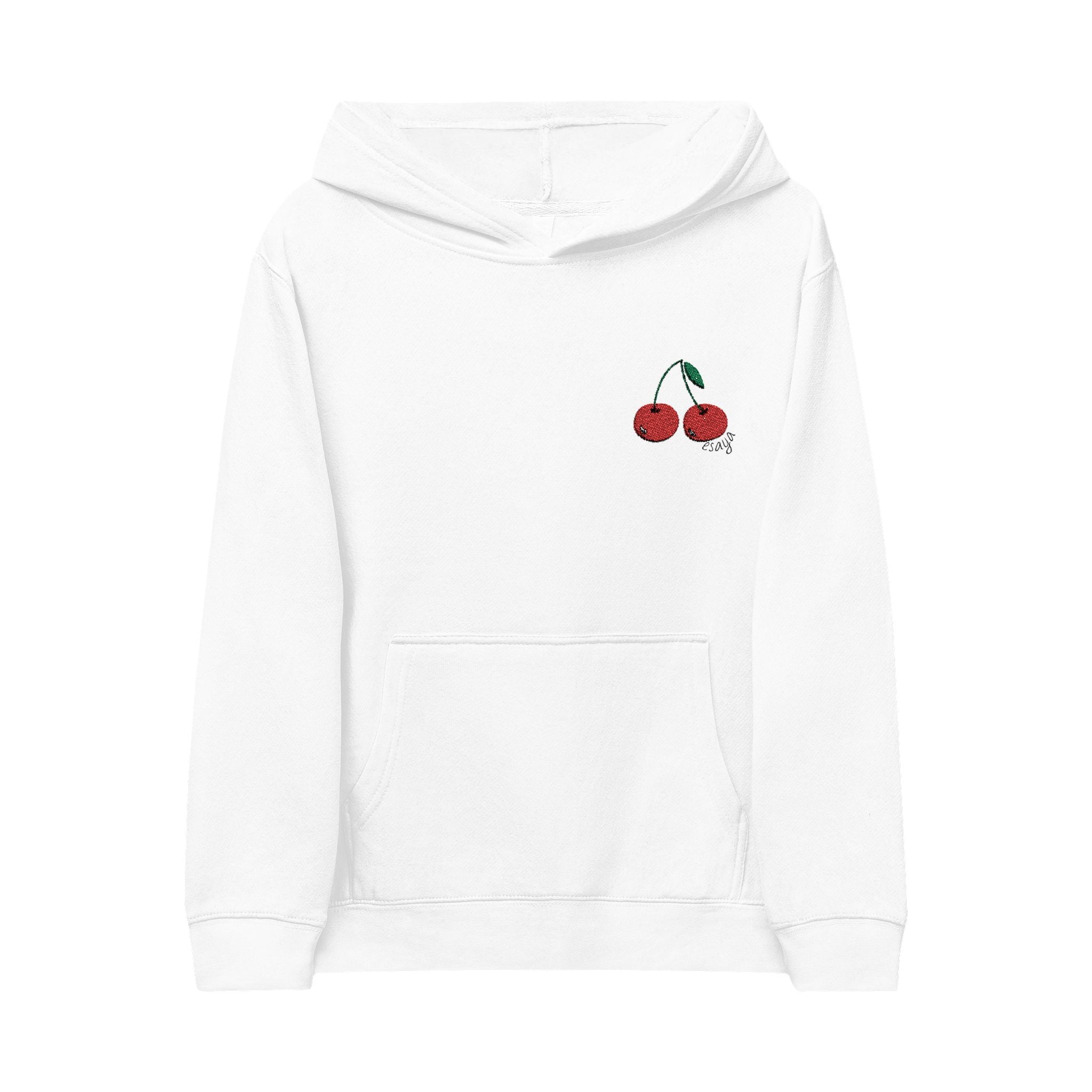 Cherry Baby Embroidered Hoodie